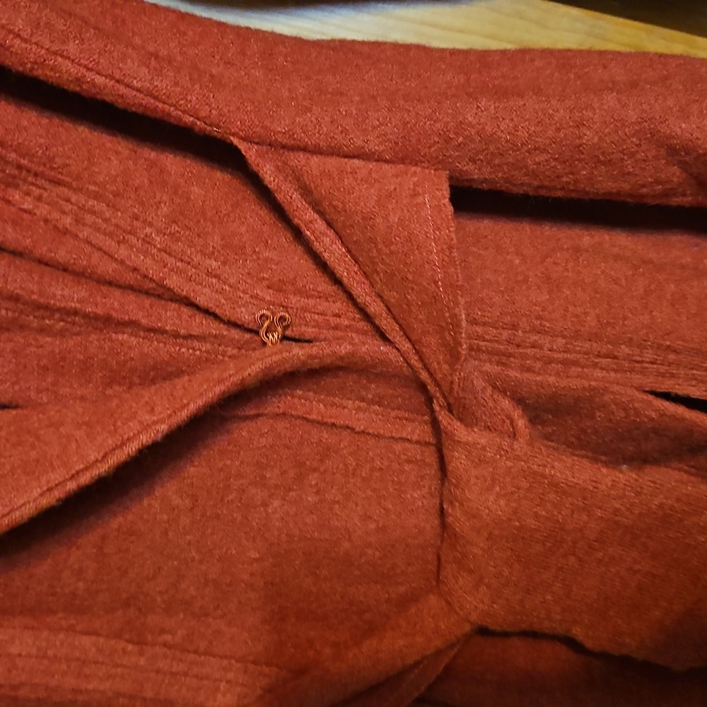 Anthropologie Rosie Neira Wool Belted Hooded Cardigan Sweater - Picture 6 of 12